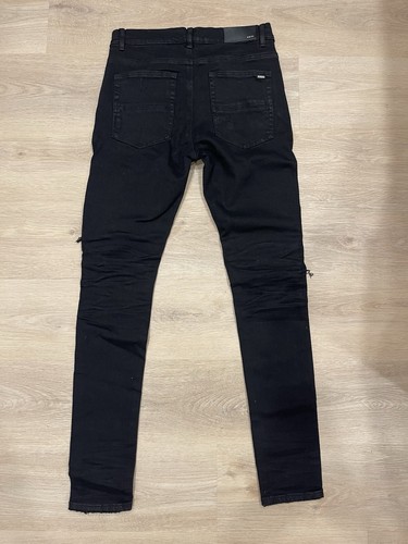 Amiri Jeans Thrashed Ripped Black Size 33 Brand New 100% Authentic - Picture 4 of 4