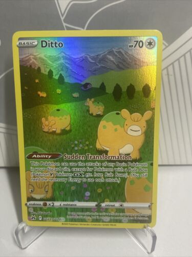 Ditto GG22/GG70 Holo Rare Galerian Gallery Crown Zenith Pokémon TCG SWSH Mint/NM - Picture 1 of 2