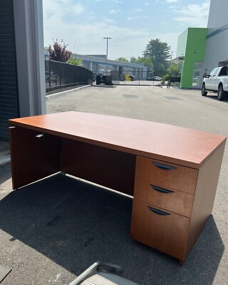 Professional Executive L-Shaped Desk with Lockable File Cabinets