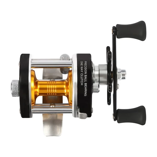 Konventionelle Rolle Rundbaitcastrolle für Welse Baitcasting Angelrolle USA - Bild 6 von 6