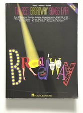 The Best Broadway Songs Ever for Piano, Vocal  Guitar Hal Leonard PB
