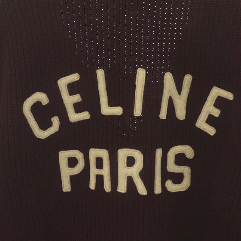 CELINE by Hedi Slimane 23AW College Cardigan Logo Cotton S CELINE by Hedi Slimane 23AW College Cardigan Logo Cotton S