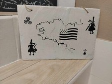 Grandes ardoises décorées fait main