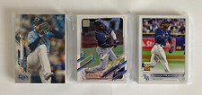 Tampa Bay Rays 2020, 2021 & 2022 Topps base team set lot (incl Franco RC, more)
