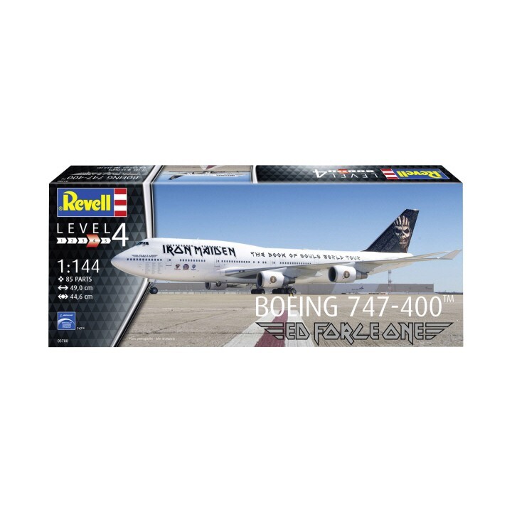 Revell #3780 1/144 Boeing 747-400 Iron Maiden Ed Force One