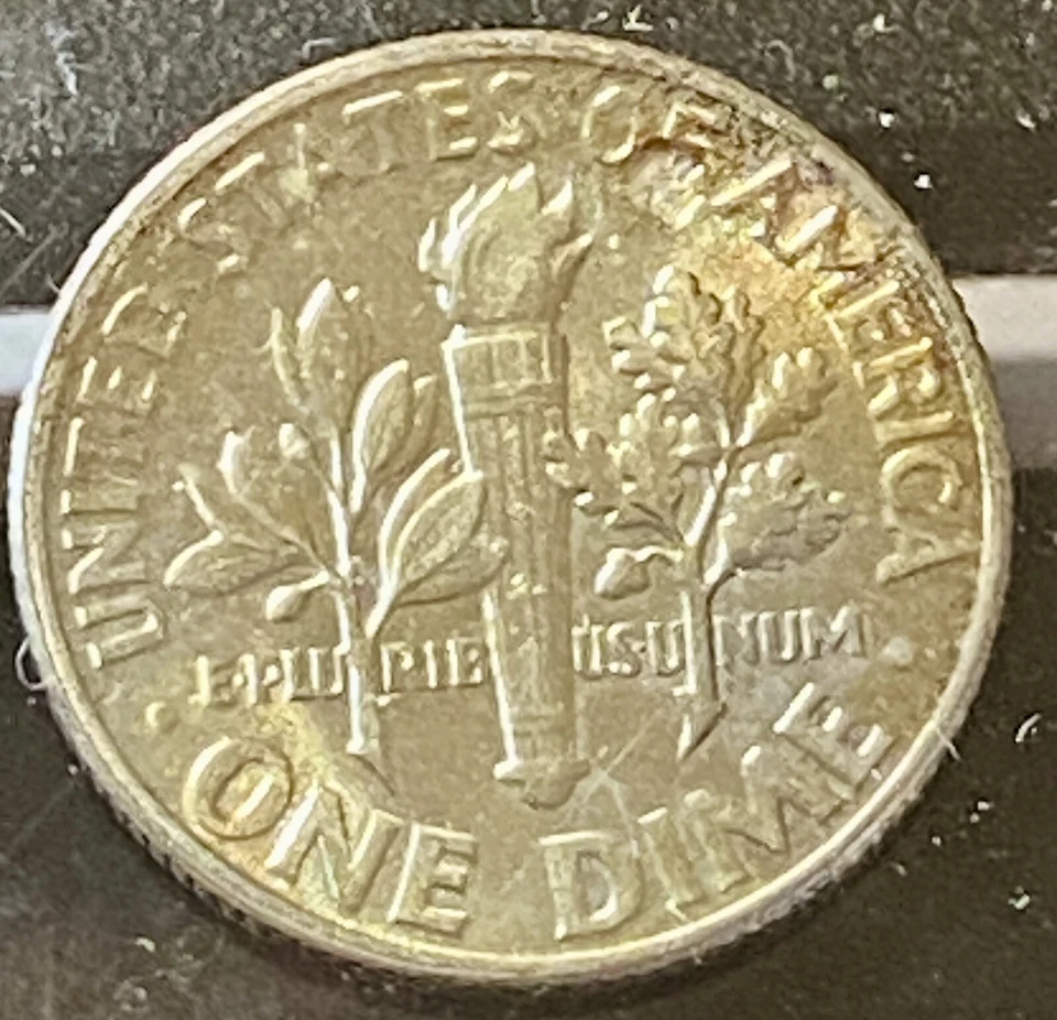 1950 S Dime With Mint Errors Planchette Flaw - Image 4 of 4