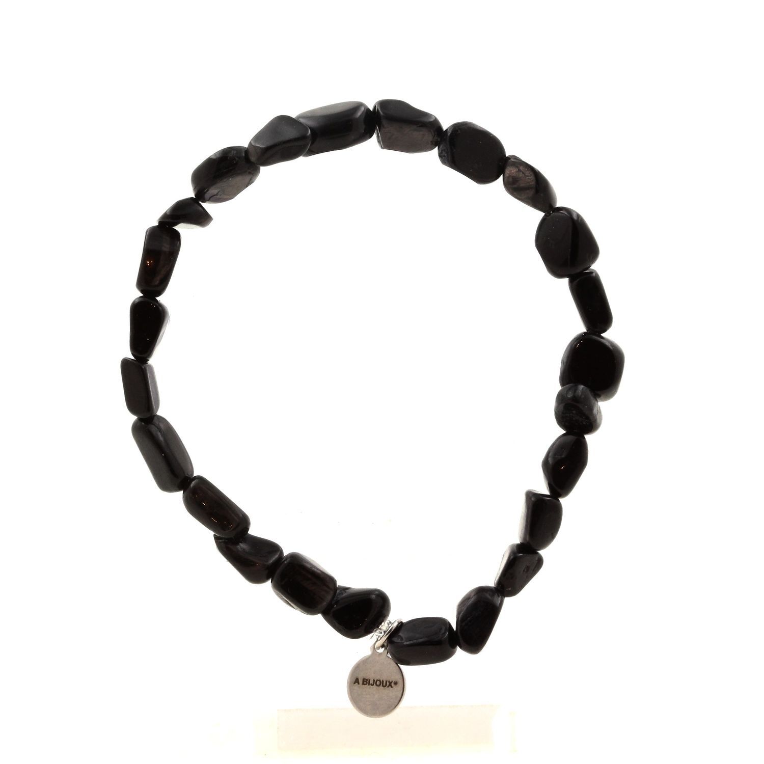 Bracelet en hypersthène d'Égypte fait main en France et ajusté sur mesure