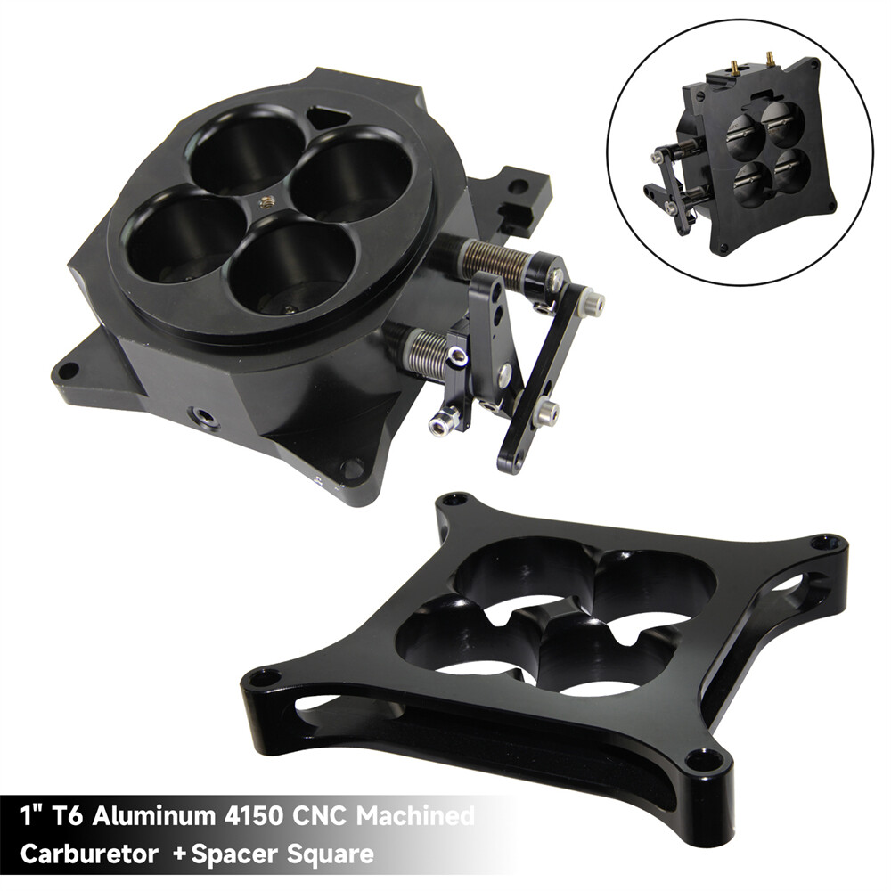 1000CFM 4150 Flange Carburetor Throttle Body 1.75" Core 4 Barrel w/ 1