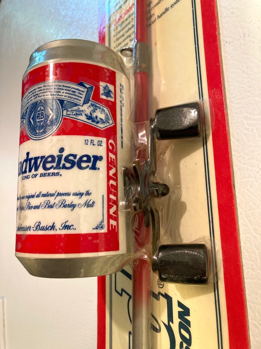 ジョンソン　バドワイザーロッド Budweiser Beer 1995 Johnson Fishing Bud Fishing Pole Rod