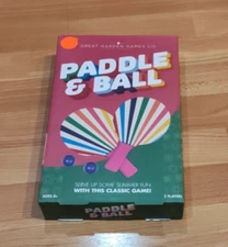 Paddle & Ball Set by Great Garden Games Co - New Sealed NIB