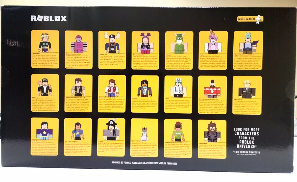 Roblox Celebrity Collection Back in the Spotlight - 20 Figure Pack for sale  online