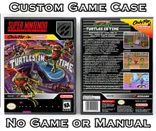 Teenage Mutant Ninja Turtles IV: Turtles in Time SNES Custom Case *NO GAME*