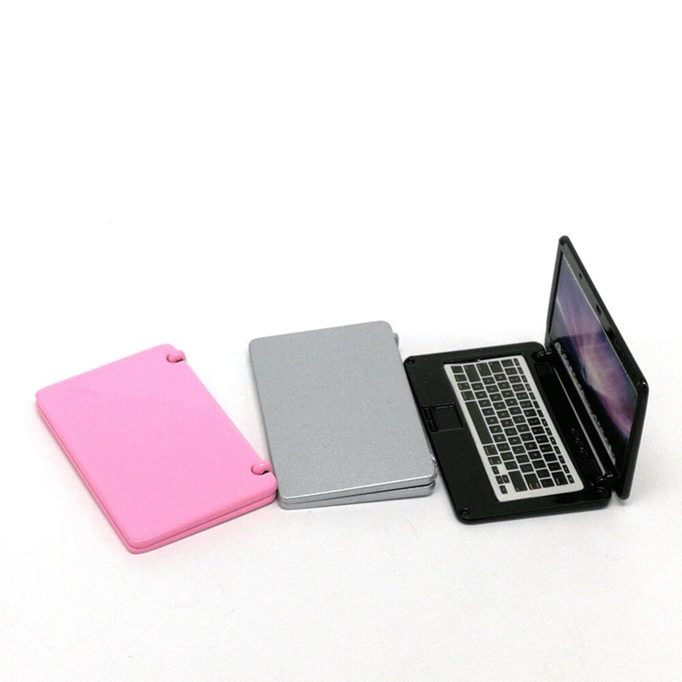 1:12 Dollhouse Miniature Simulation Laptops Computer Model Doll House Accessory - Image 3 of 4