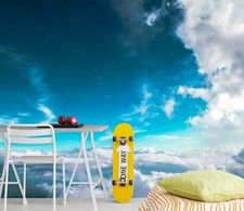 3D Blue Sky Cloud ZHUA1151 Wallpaper Wall Mur...