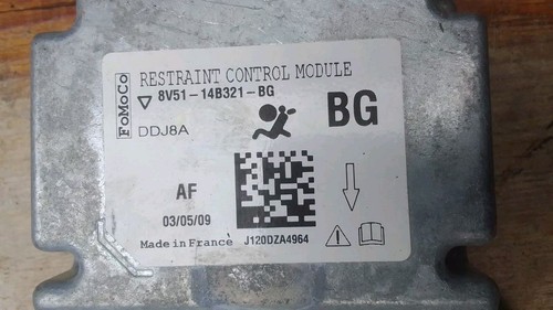 8V51 14B321 BG CENTRALINA CONTROLLO AIRBAG FORD FIESTA VI 2009 2008 AL 2012 - Foto 4 di 4