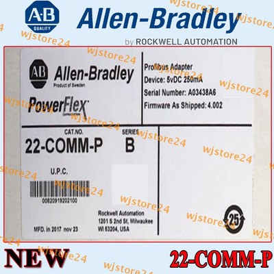 New Sealed Allen-Bradley 22-COMM-P/B PowerFlex PROFIBUS DP Adapter Free Shipping