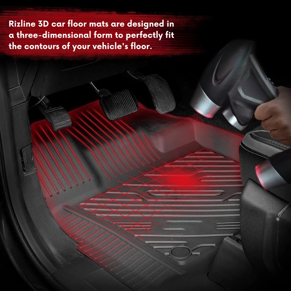 Alfombrillas para Renault Kangoo 2007-2014 | Alfombrilla Custom Fit Negro Foto 2 de 4