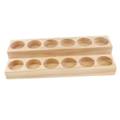 2 TIERS Ätherische Öle Display Rack Box Ständer Halter für 12pcs 15ml