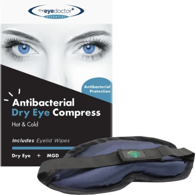 THE BODY DOCTOR Eye Compress Hot & Cold Heat Bag Featuring Sterileyes for Dry Eye Safe to Heat