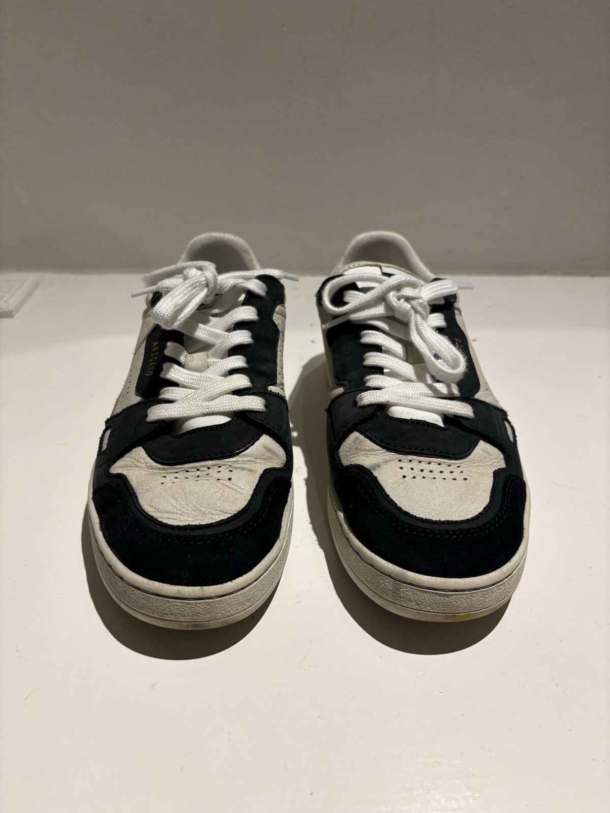 Axel Arigato Dice Lo Beige/ Dark Trainers Size UK 6 image 2