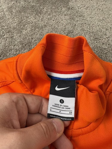 NETHERLANDS 2017 2018 N98 AUTHENTIC FOOTBALL SOCCER JACKET NIKE 727872-815 sz S - Picture 5 of 10