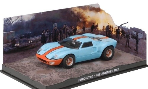 JAMES BOND - 1/43 FORD GT40 - DIE ANOTHER DAY - DY052 - EAGLEMOSS