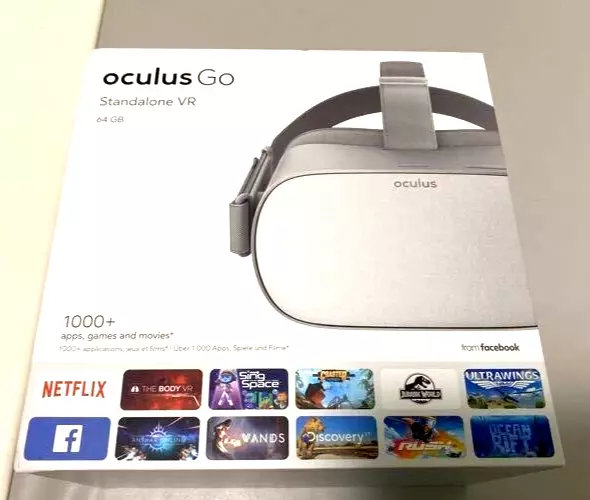 krabbe drag Ikke kompliceret OCULUS GO 64GB Silver Standalone Virtual Reality Headset - Mint | eBay