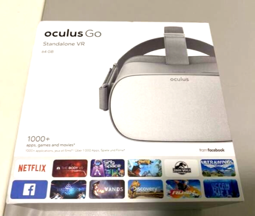 OCULUS GO 64 GB silber eigenständiges Virtual Reality Headset - neuwertig - Bild 1 von 10