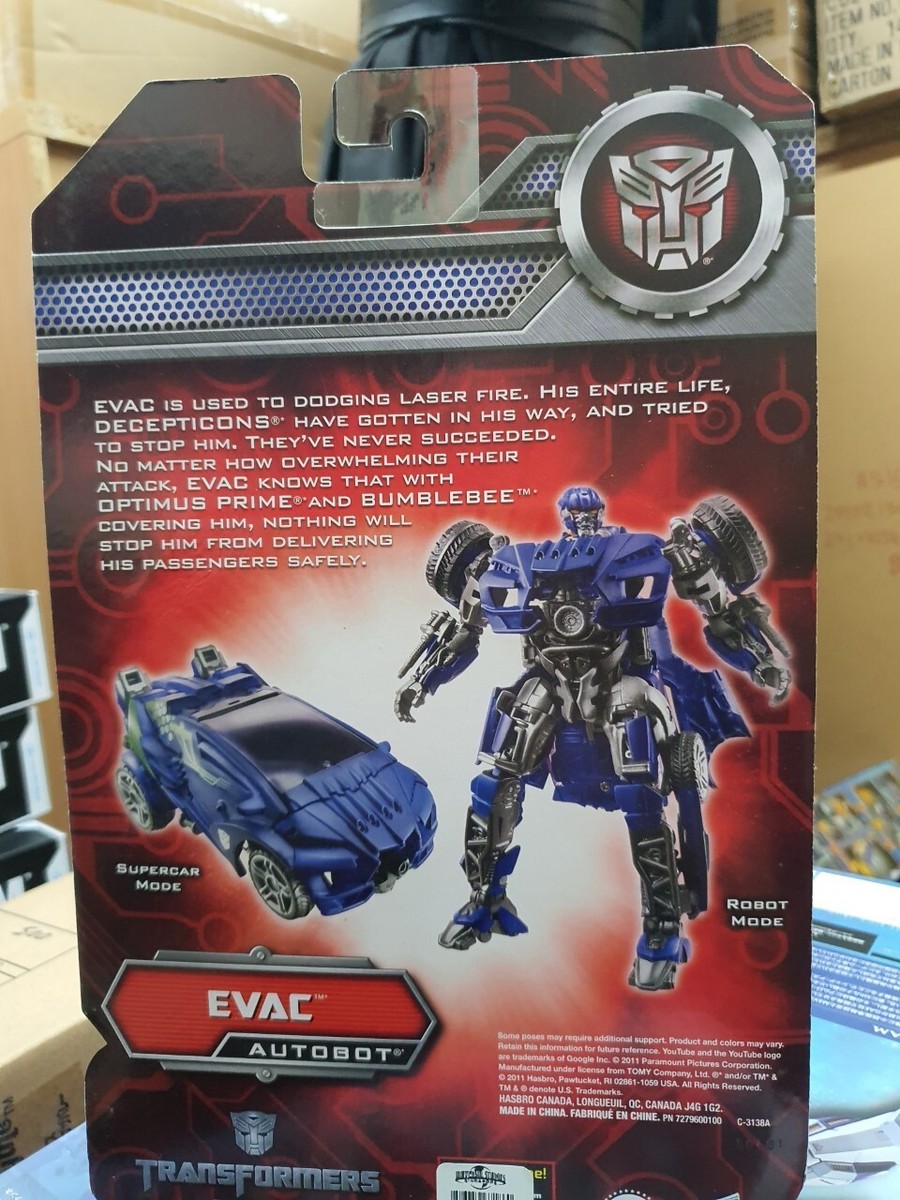 TRANSFORMERS EVAC フィギュア ユニバーサル Transformers Universal Studios Autobot Evac complete Hasbro