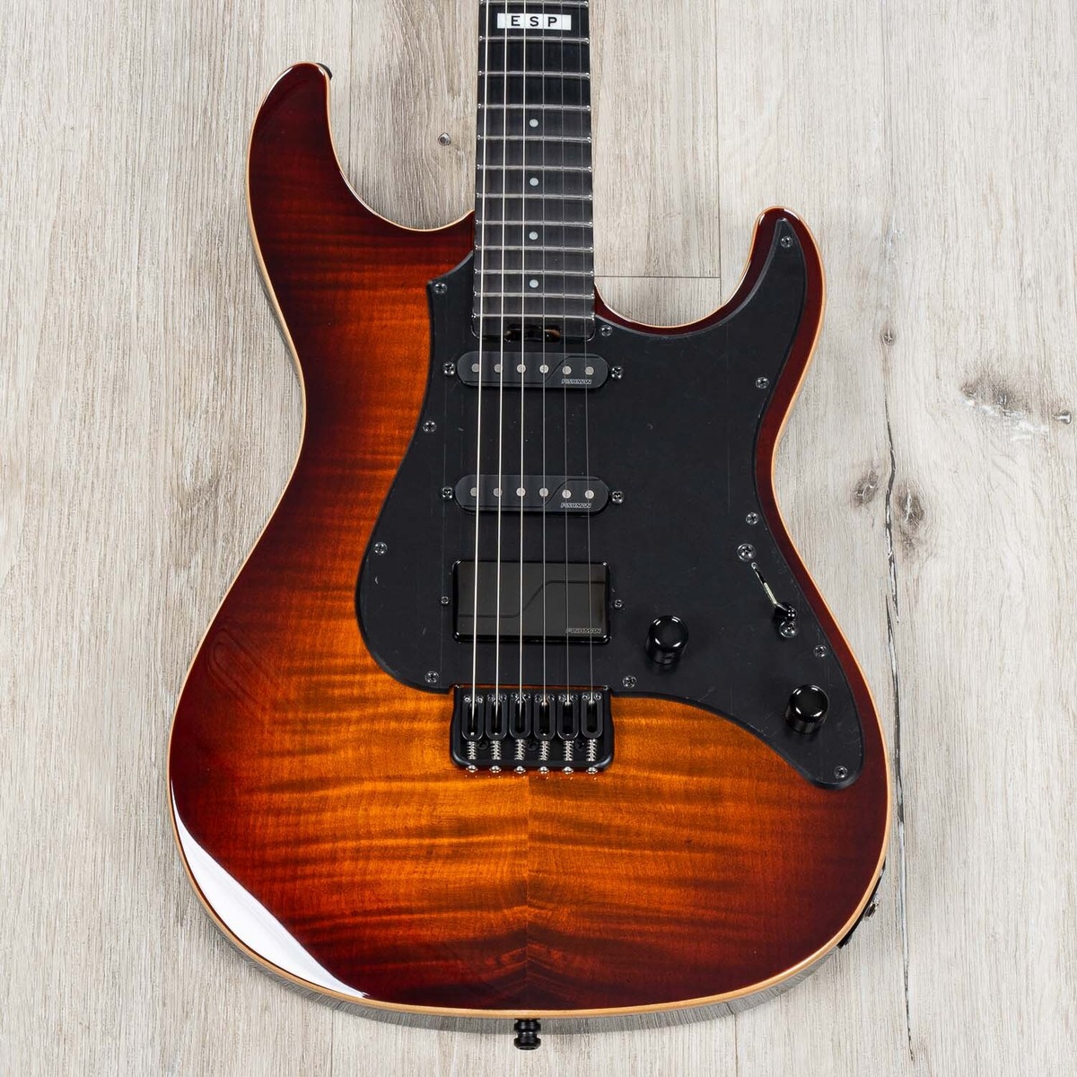 ESP E-II SN-III HT Guitar, Fishman Fluence HSS Pickups ESP E-II SN-III HT Guitar, Fishman Fluence HSS Pickups