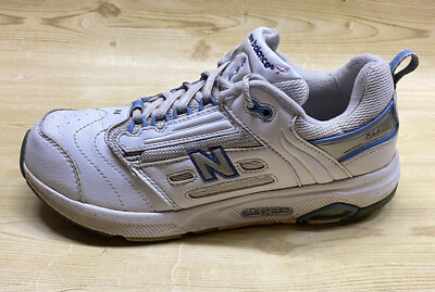 New Balance 844 White Leather Walking Training Running Sneakers