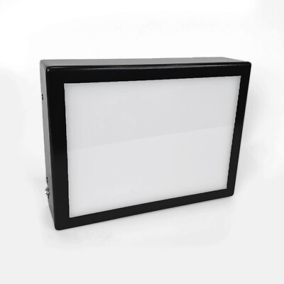 A5 Leucht Briefkasten Kino LED Schild Hochzeit Party Kino Plakette Shop schwarz