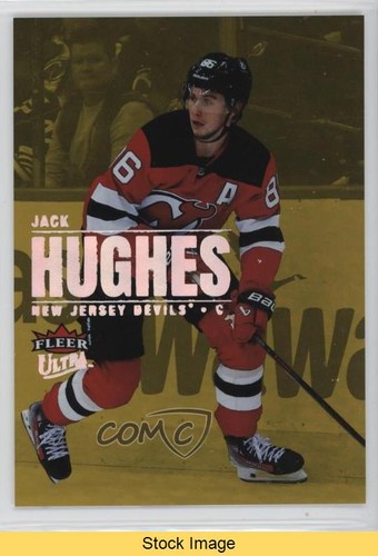 2023 Fleer Ultra Jack Hughes [Printing Plate] #81 card