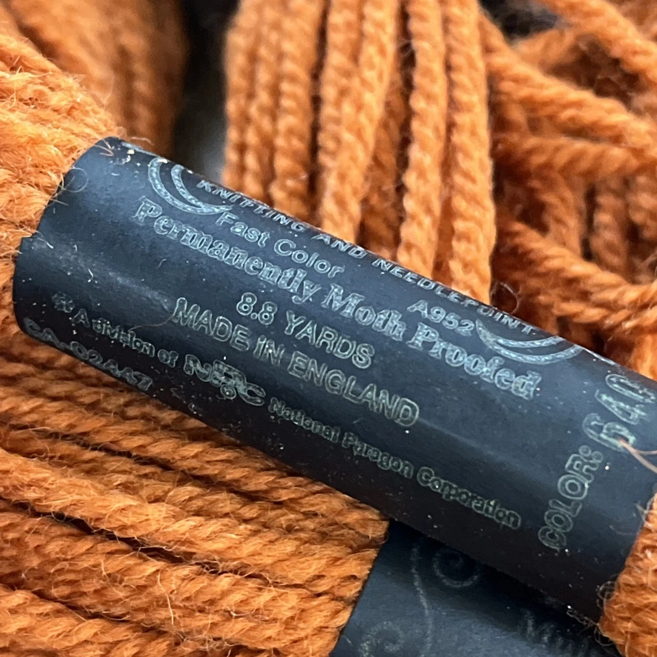 Hilo persa Needlepoint Paragon 3 capas 100 % lana lote de 16 colores A952 a prueba de polillas Foto 4 de 4