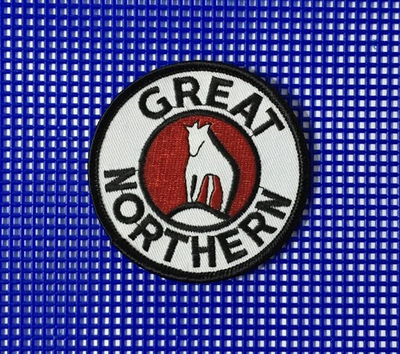 #ad #ad GREAT NORTHERN RAILWAY Railroad Train Souvenir Logo Patch $5.60