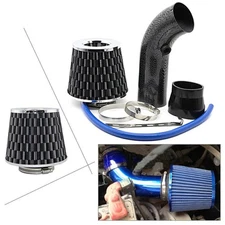 Universal Car Cold Air Intake Filter Induction Kit Pipe Power Flow Hose System