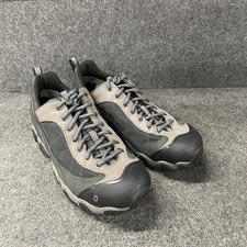 OBOZ Firebrand II Low Waterproof Hiking Shoe Men's Size 10.5 Wide Gray
