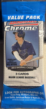 2013 BOWMAN CHROME VALUE PACK SEALED 3/3 CRD PACKS+3GREEN REFRCTRS FREE SHIPPING
