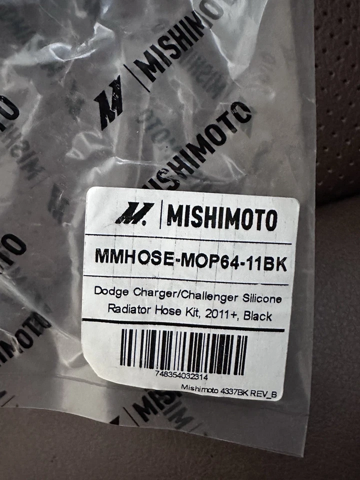 Mishimoto Silicone Coolant Hose Kit, Fits Dodge Challenger/Charger 6.4L V8 2011+ - Image 2 of 4