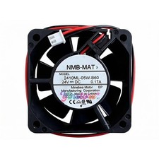 1 pc. New 2410ML-05W-B60 Inverter Cooling Fan 6025 DC24V 0.17A 6CM 2Pin