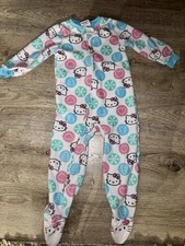 Hello Kitty winter fleece one piece pajamas