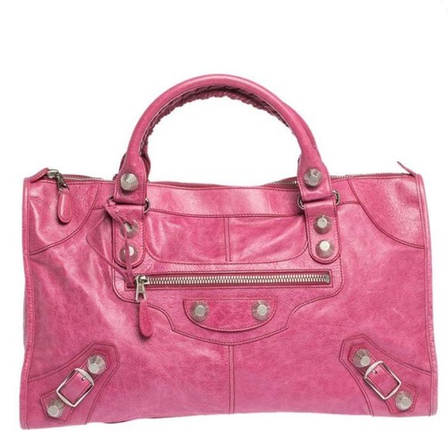 Balenciaga The Giant Work 173080 Pink Leather 2Way ShoulderBag Y2K Excellent Y2K