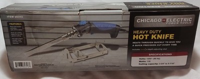 Chicago Electric Power Tools 60313 Heavy Duty Hot Knife - NIB *Works*