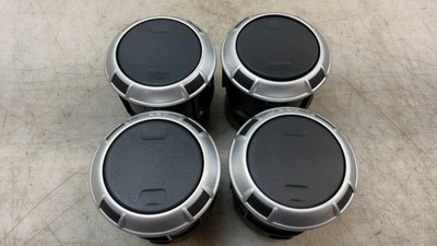 Jeep JK JKU Wrangler OEM Set 4 Silver Trim Heater Dash AC Vents 2011-2017 187367