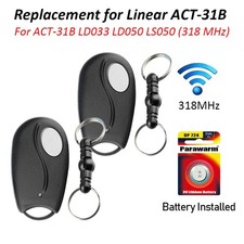 ACT-31B ACP00879 1-Channel Garage Door Opener Remote Control 318MHZ For Linear