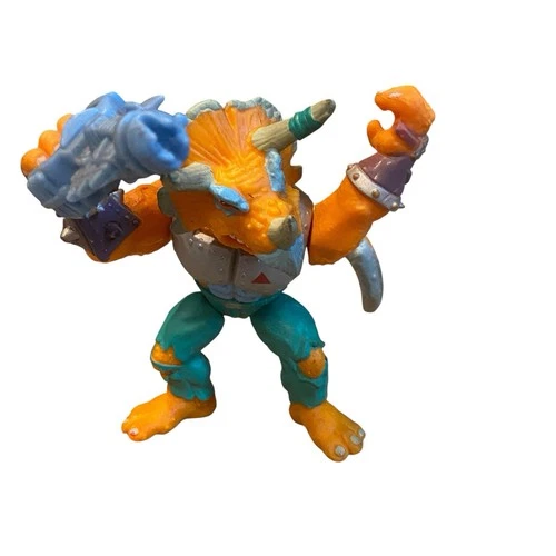 1990 Triceraton TMNT Teenage Mutant Ninja Turtles Action Figure Playmates Toy