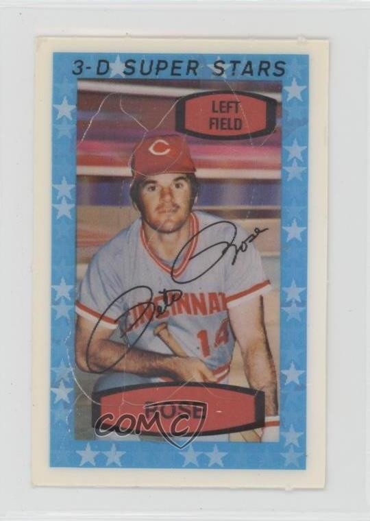 1975 Kellogg's 3-D Super Stars Pete Rose #11 0b2