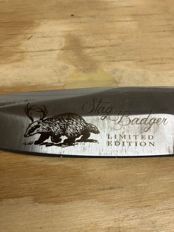 Tejón Ciervo Toro Alemán Edición Limitada Hoja Fija #440C Foto 3 de 4