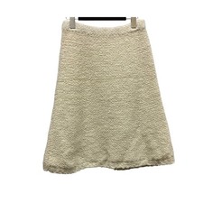 PRADA 23SS Knit Skirt 21455 Ivory Size44 F/S from Japan
