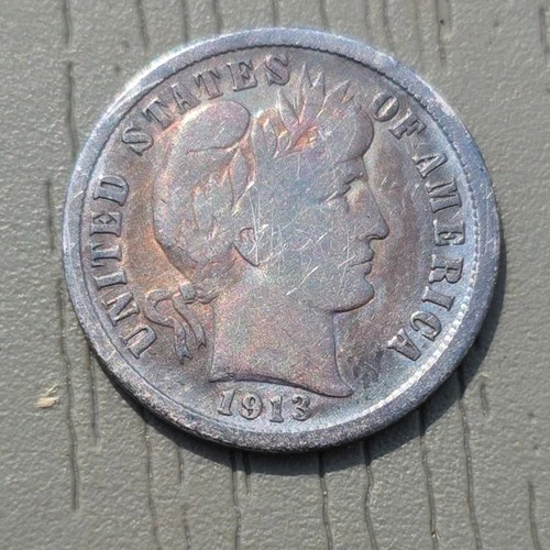 1913-S Barber Dime — photo from another recent sale